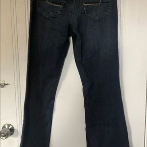 Pea In A Pod Women's Maternity Blue Denim Distress Jeans Size S.